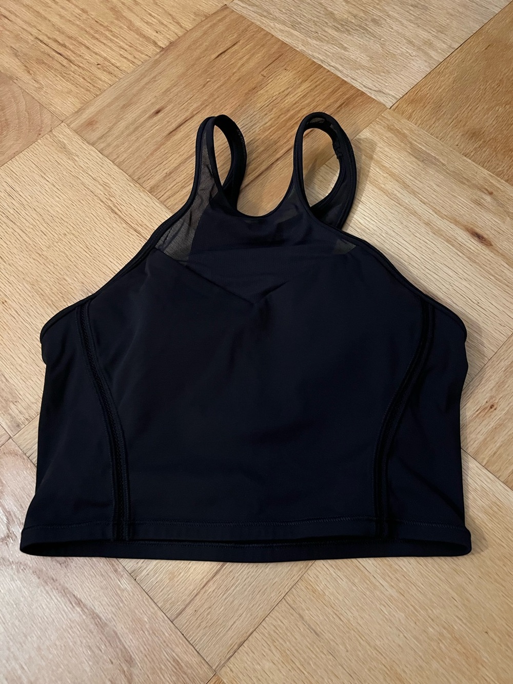 Lululemon Black Get It Om Mesh Sports Bra